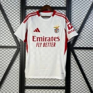 2025/26 Benfica Away Jersey (White)