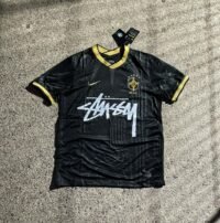 Brazil X Stussy Black Jersey