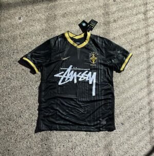 Brazil X Stussy Black Jersey
