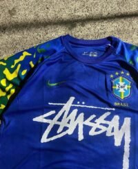Brazil X Stussy Blue Jersey