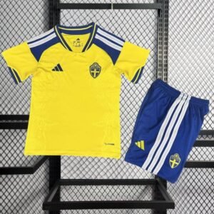 2026 World Cup Sweden Home Kids Kit