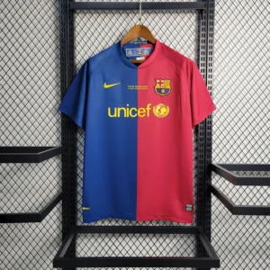 2008/09 Retro Barcelona Home UCL Final Jersey